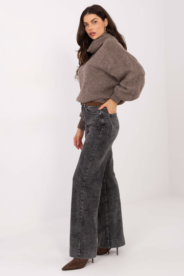 Tumši pelēkas džinsa bikses 2