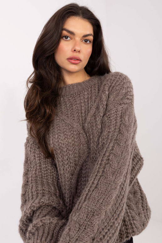 Džemperis tumši smilškrāsas