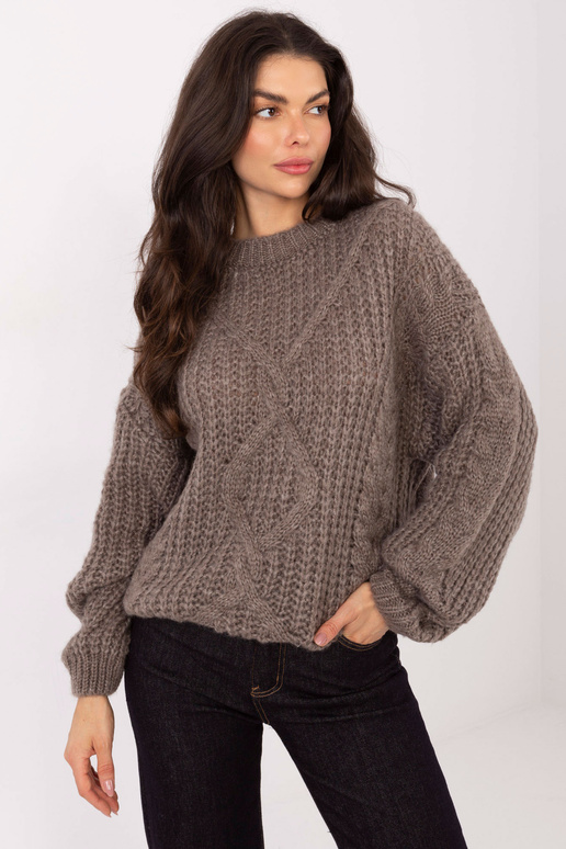 Džemperis tumši smilškrāsas