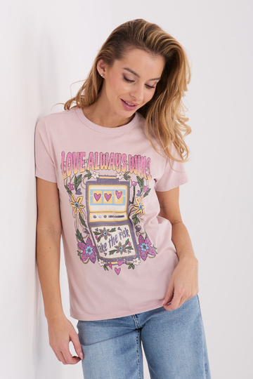 Krekliņš gaiši rozā krāsā