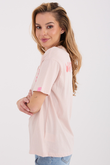 Gaiši rozā T-krekls 2