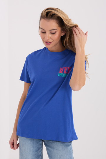 Tumši zils T-krekls