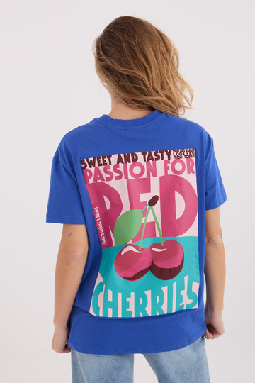 Tumši zils T-krekls 2