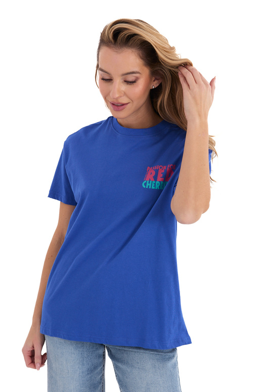 Tumši zils T-krekls