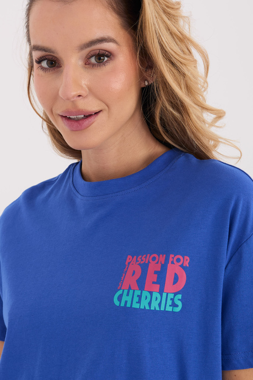 Tumši zils T-krekls