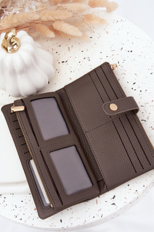 Maciņš no eko ādas  pelēkas krāsas Gilessa