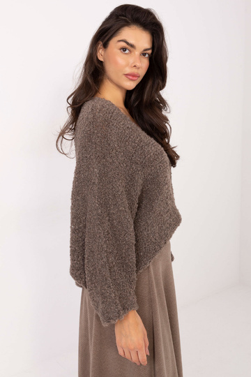 Tumši smilškrāsas džemperis