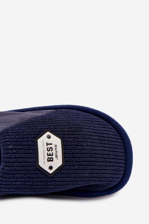 Čības  Z Naszywką tumši zilas krāsas Presine