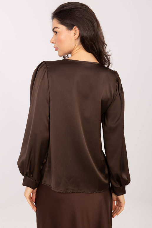 Blūze tumši brūna