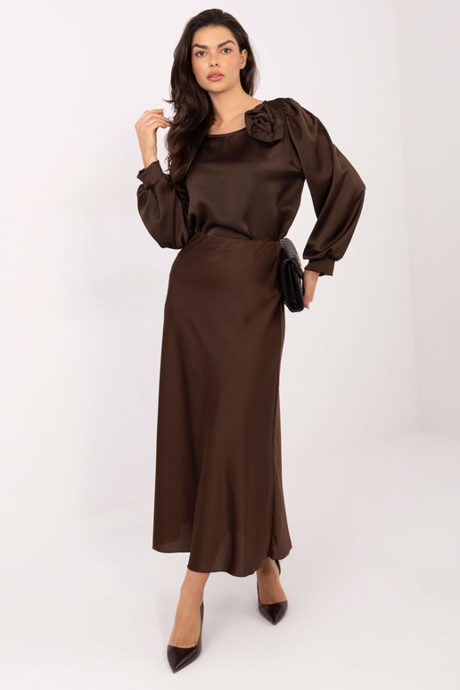 Blūze tumši brūna