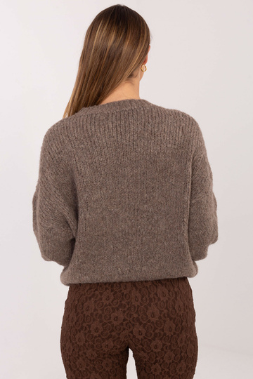 Tumši smilškrāsas džemperis 2