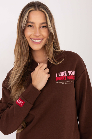 Tumši brūna blūze