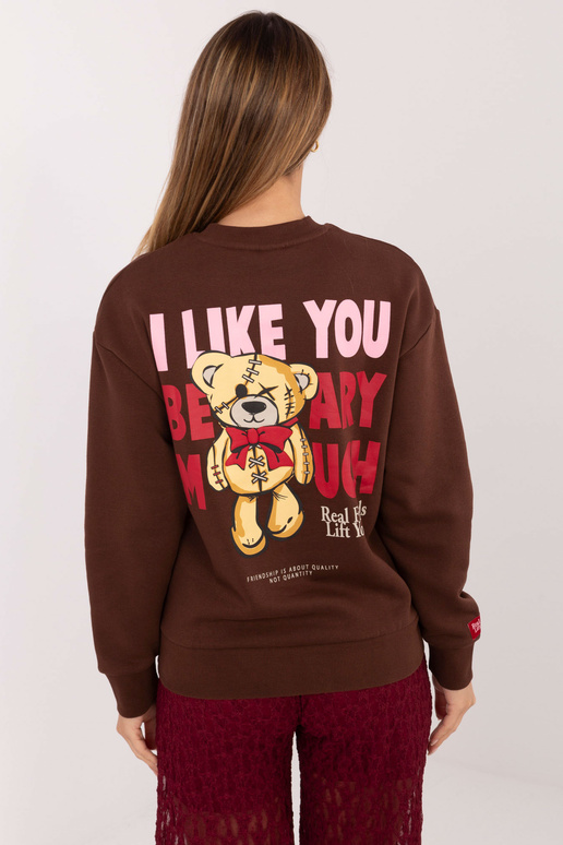 Tumši brūna blūze