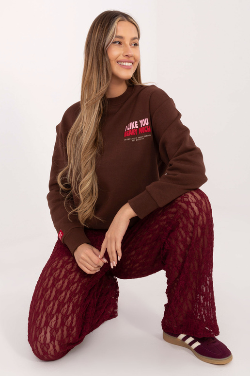 Tumši brūna blūze