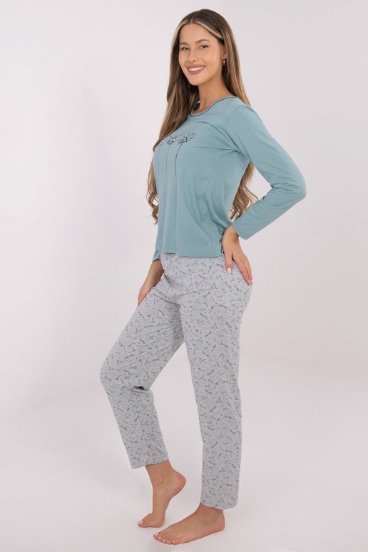 Divslāņu zaļa pidžama