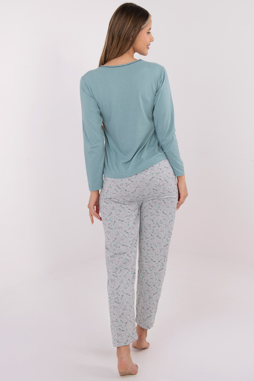 Divslāņu zaļa pidžama