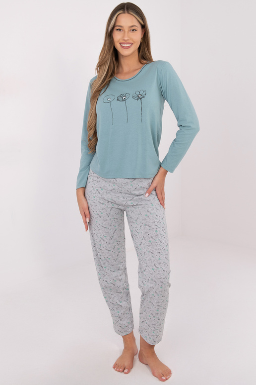 Divslāņu zaļa pidžama