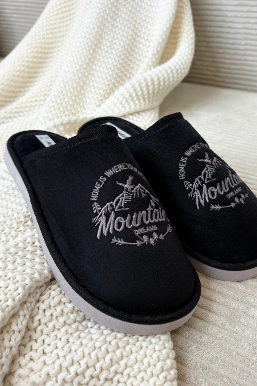 Vīriešu melnas čības „Tiranne"