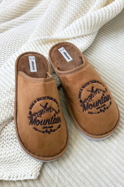 Vīriešu brūnas čības „Tiranne"