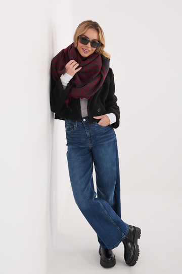 Tumši pelēka šalle 2