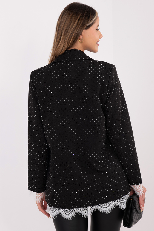 Vīriešu IT žakete melni sudraba krāsā