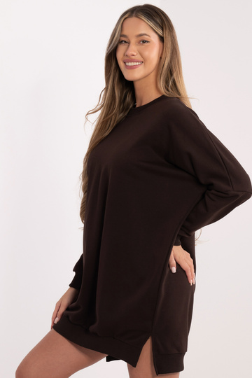 Kleita tumši brūnā krāsā