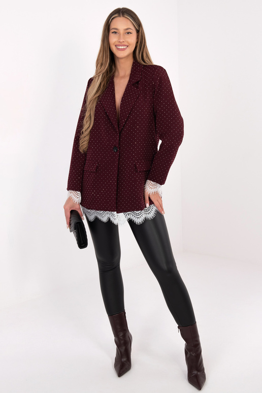 Žakete IT MA FL bordo