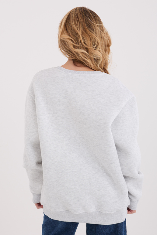 Gaiši pelēka blūzene