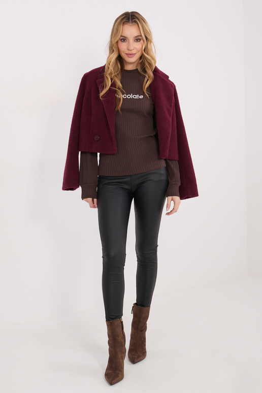 Blūze tumši brūna