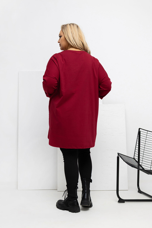 Blūze RV BZ bordo krāsā