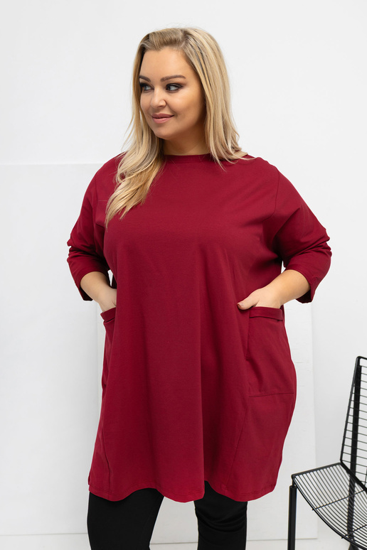 Blūze RV BZ bordo krāsā