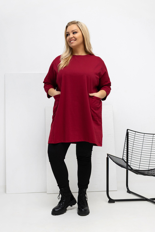 Blūze RV BZ bordo krāsā