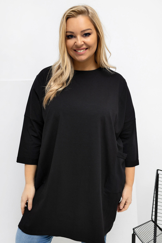 Melna blūze