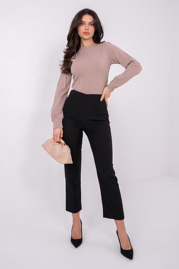 Tumši smilškrāsas blūze 2