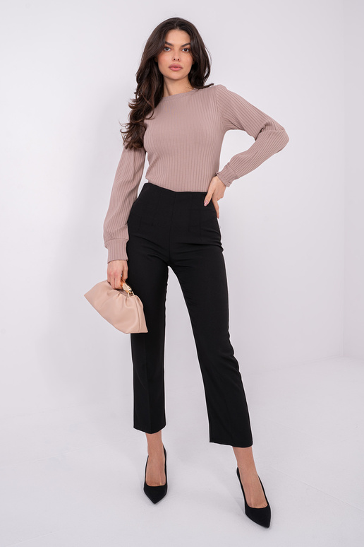 Tumši smilškrāsas blūze