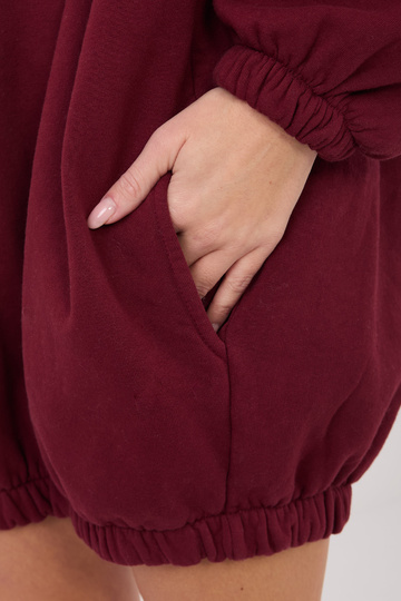 Bordo krāsas sporta jaka