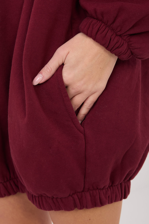 Bordo krāsas sporta jaka