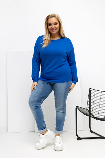 Blūze kobalta krāsā 2