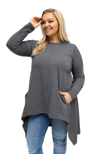 Blūze tumši pelēka