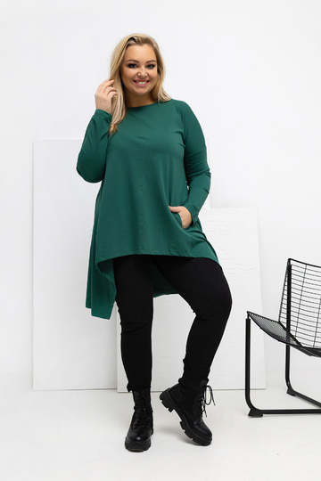 Blūze tumši zaļa 2