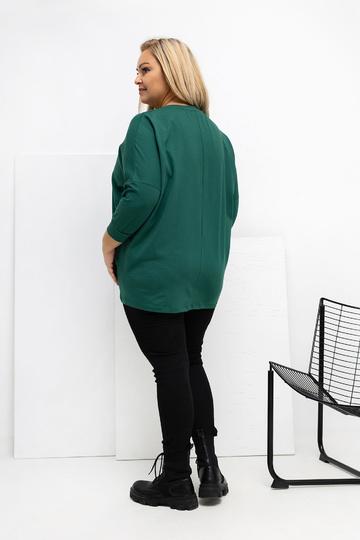 Blūze tumši zaļa 2