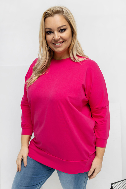 Blūze fuksijas krāsā