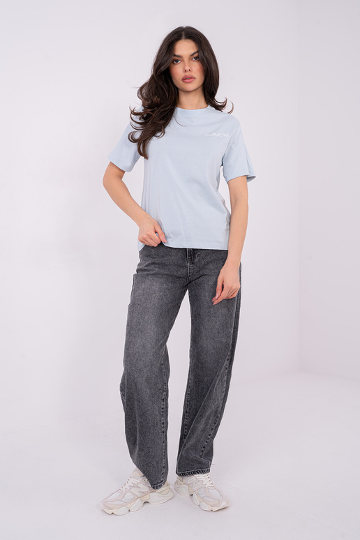 Īsroku krekls gaiši zils