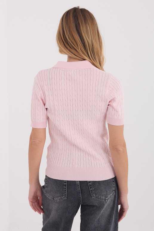 Gaiši rozā džemperis