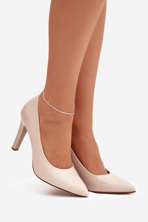 augstpapēžu kurpes Eko   Sergio Leone 1446 Ziloņkaula krāsas