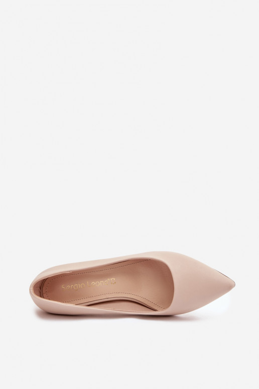 augstpapēžu kurpes Eko   Sergio Leone 1446 Ziloņkaula krāsas