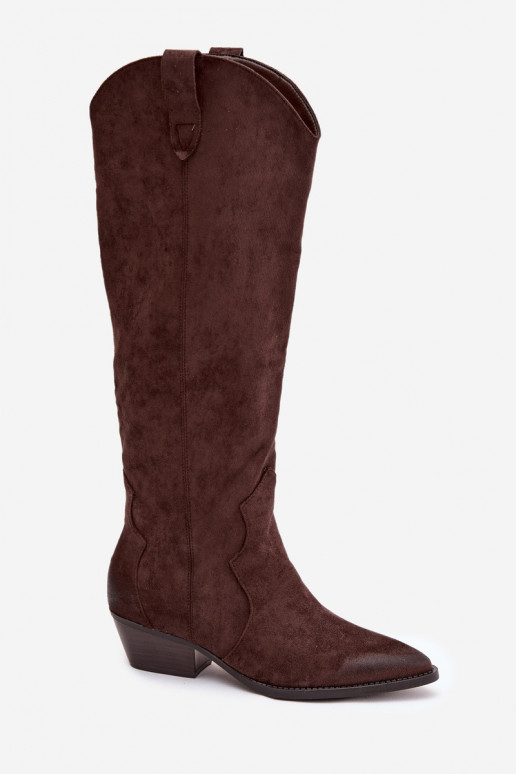 owe garie zābaki   ar papēdi Czekoladowe Jenaya