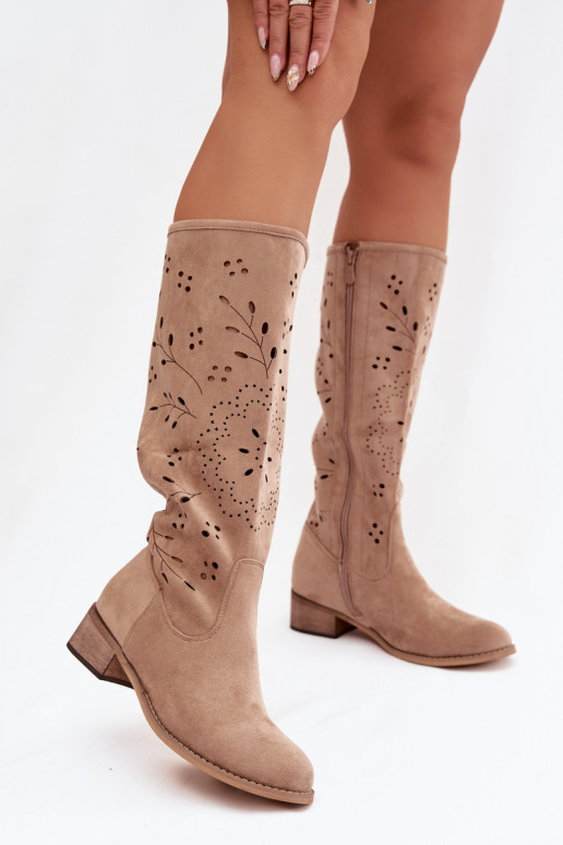  sieviešu garie zābaki  Haki krāsas Helinna