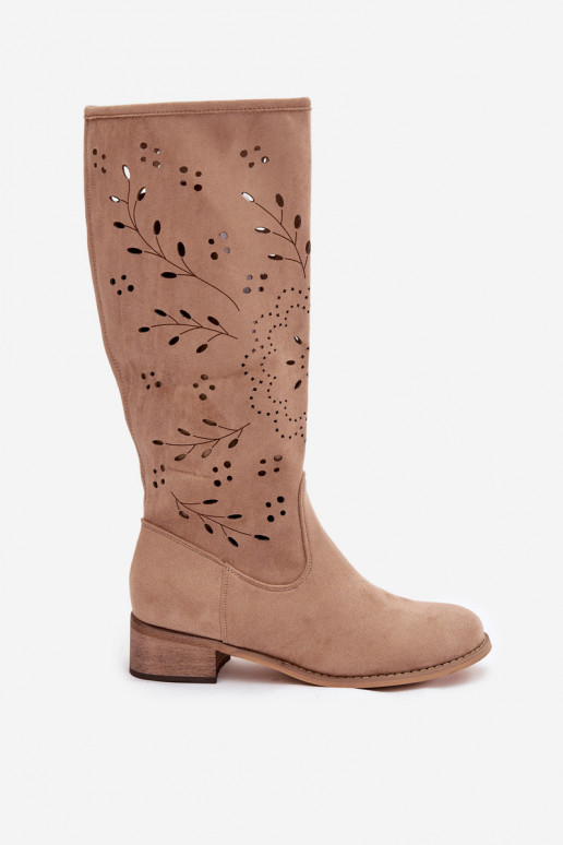  sieviešu garie zābaki  Haki krāsas Helinna