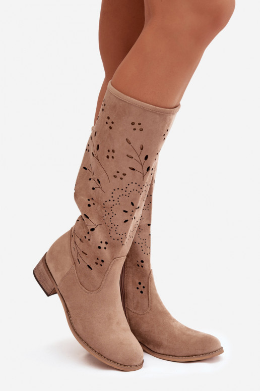  sieviešu garie zābaki  Haki krāsas Helinna